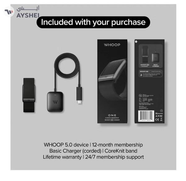 WHOOP One – 12-Month Membership – 5.0 Health and Fitness Wearable