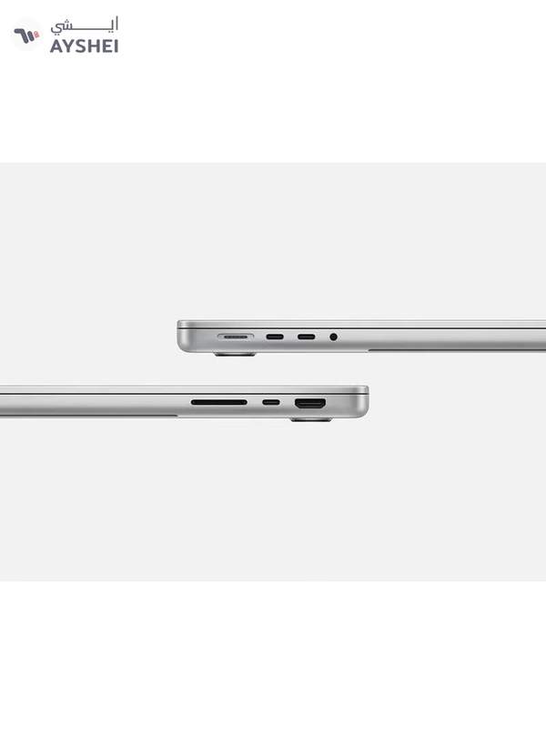 Apple MacBook Pro MX2E3 Liquid XDR Retina 14-Inch Display, M4 Pro Chip 12-Core CPU 16-Core GPU Processor/24GB RAM/512GB SSD/macOS English/Arabic Silver
