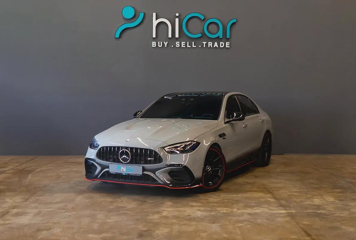 AED 8,049 pm • 0% Downpayment • AMG C63s E-Performance F1 Edition • Agency Warranty and Service Pack-0-0