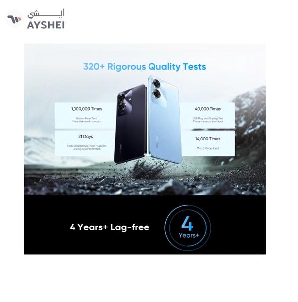 Realme Note 60 Dual SIM Voyage Blue 4GB RAM 128GB 4G - Middle East Version