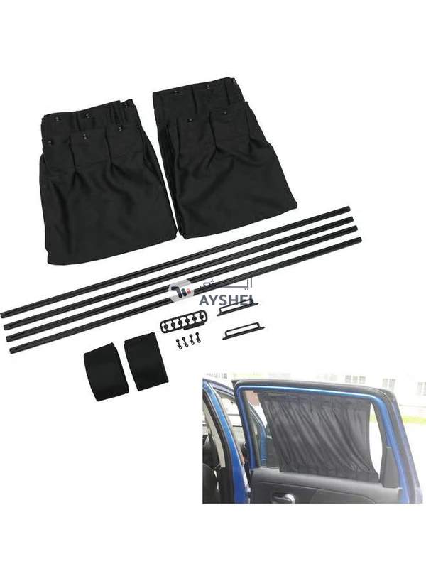 Generic Car Windshield UV Insulation Curtain Set