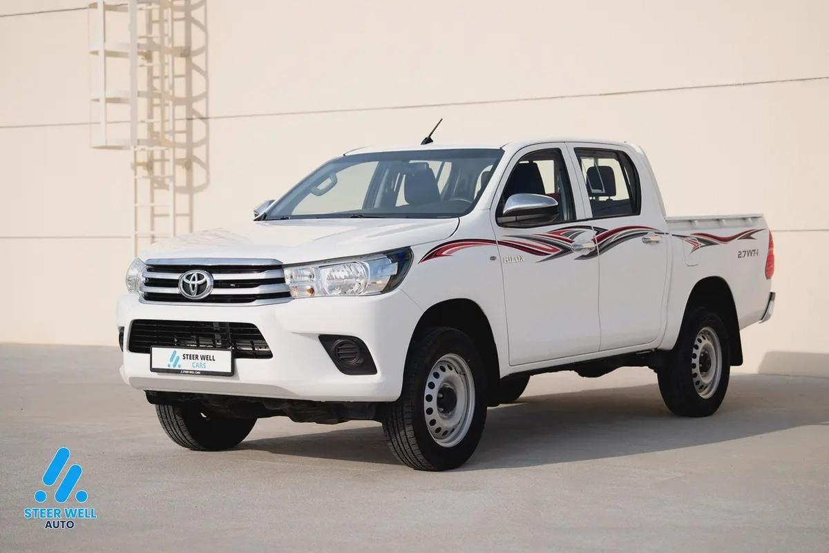 2022 Toyota Hilux GL 2.7 L Automatic – GCC Specs Dual Cab Pickup | Book Now-0-0