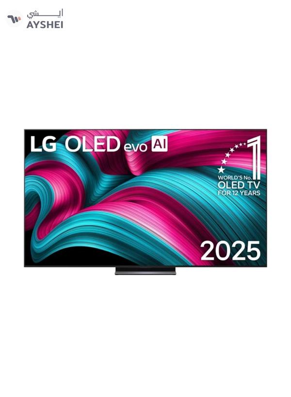 LG 83 Inch OLED EVO AI C5 4K 144Hz Smart TV AI Magic remote webOS25 2025 OLED83C56LA-AMAG black