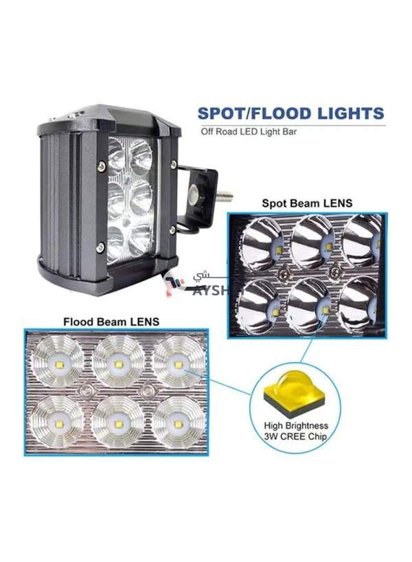 Sharpdo Flood Led Work Light Bar 12V 18W