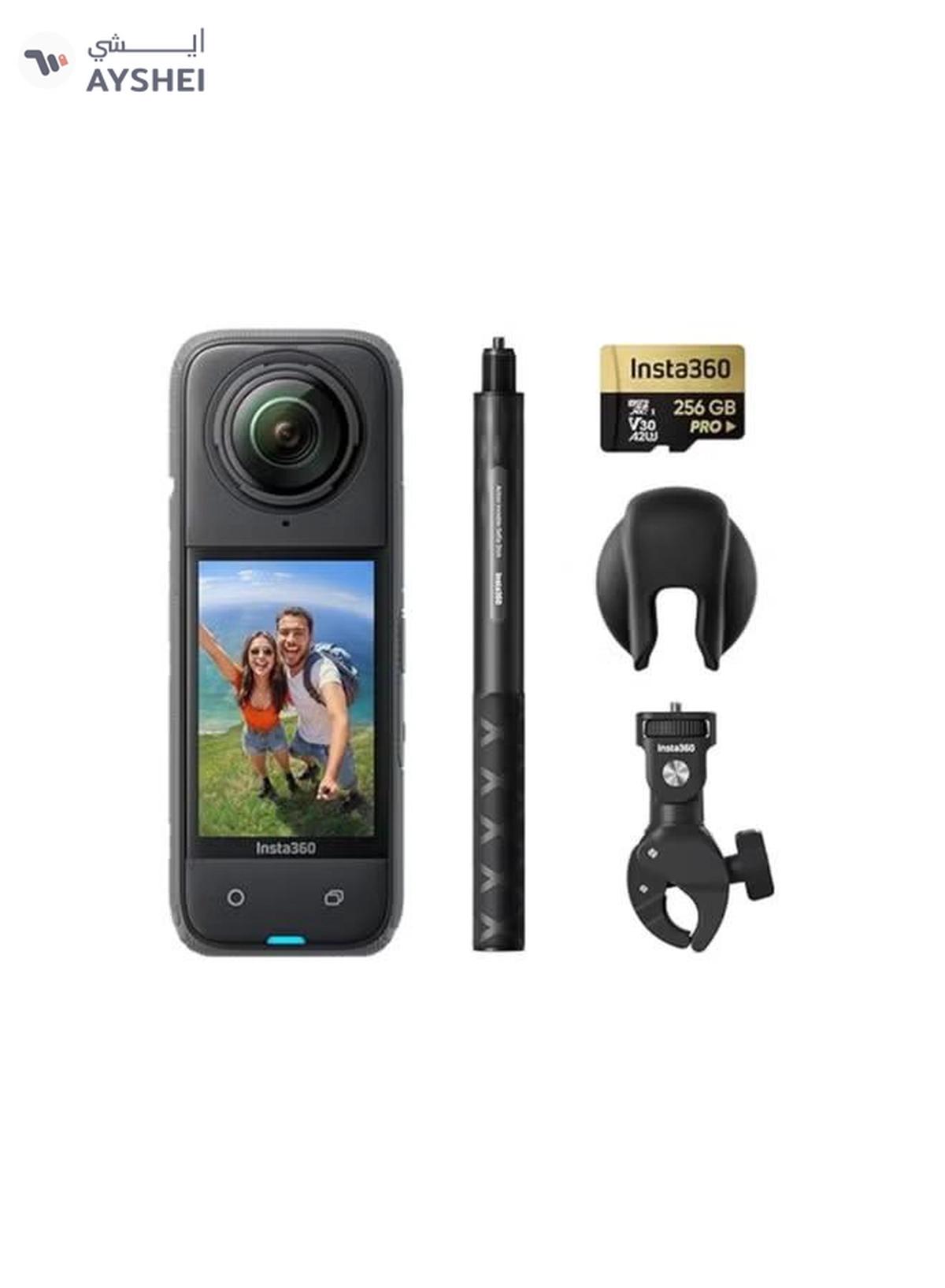 Insta360 X4 Motorcycle Bundle- 8K Waterproof 360 Action Camera-0-0