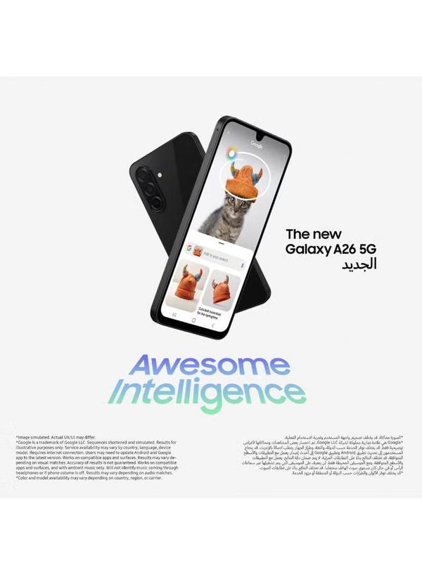 Samsung Galaxy A26 5G Dual SIM Black 6GB RAM 128GB