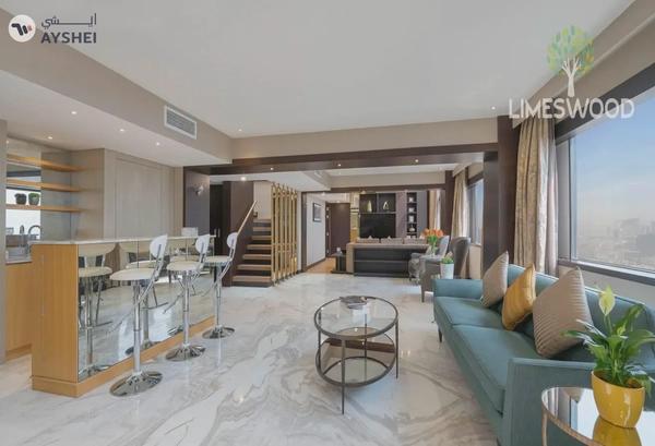 PENTHOUSE FOR RENT IN CORNICHE DEIRA, DEIRA Stunning 4BR plus maid penthouse in Corniche Deira