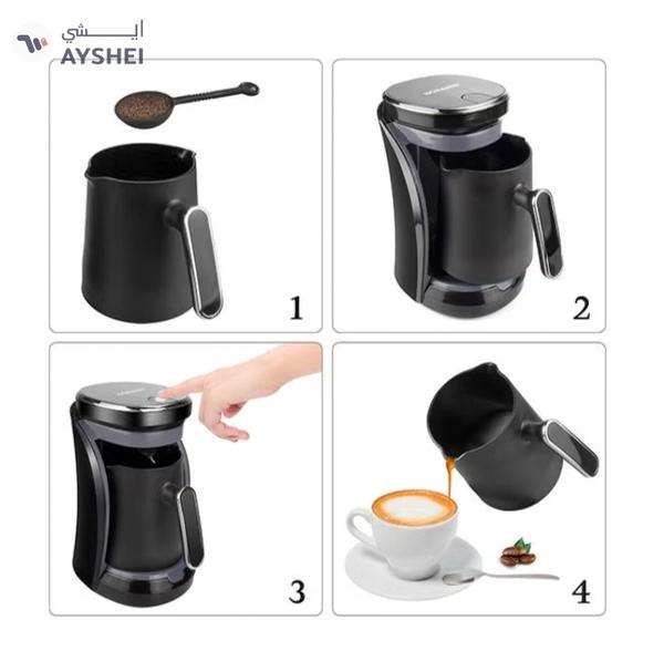 SONASHI Turkish Coffee Maker Up To 4 Cups Turkish Coffee Machine
