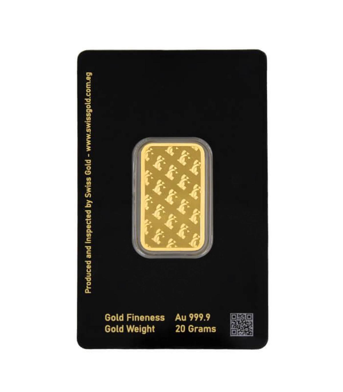 20 Grams Swiss Gold Bar 100% Authentic-1-1