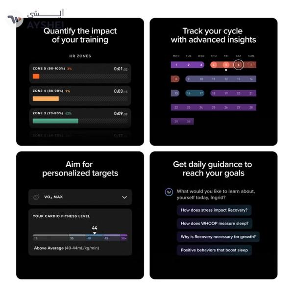 Whoop One – 12-Month Membership – 5.0 Health and Fitness Wearable