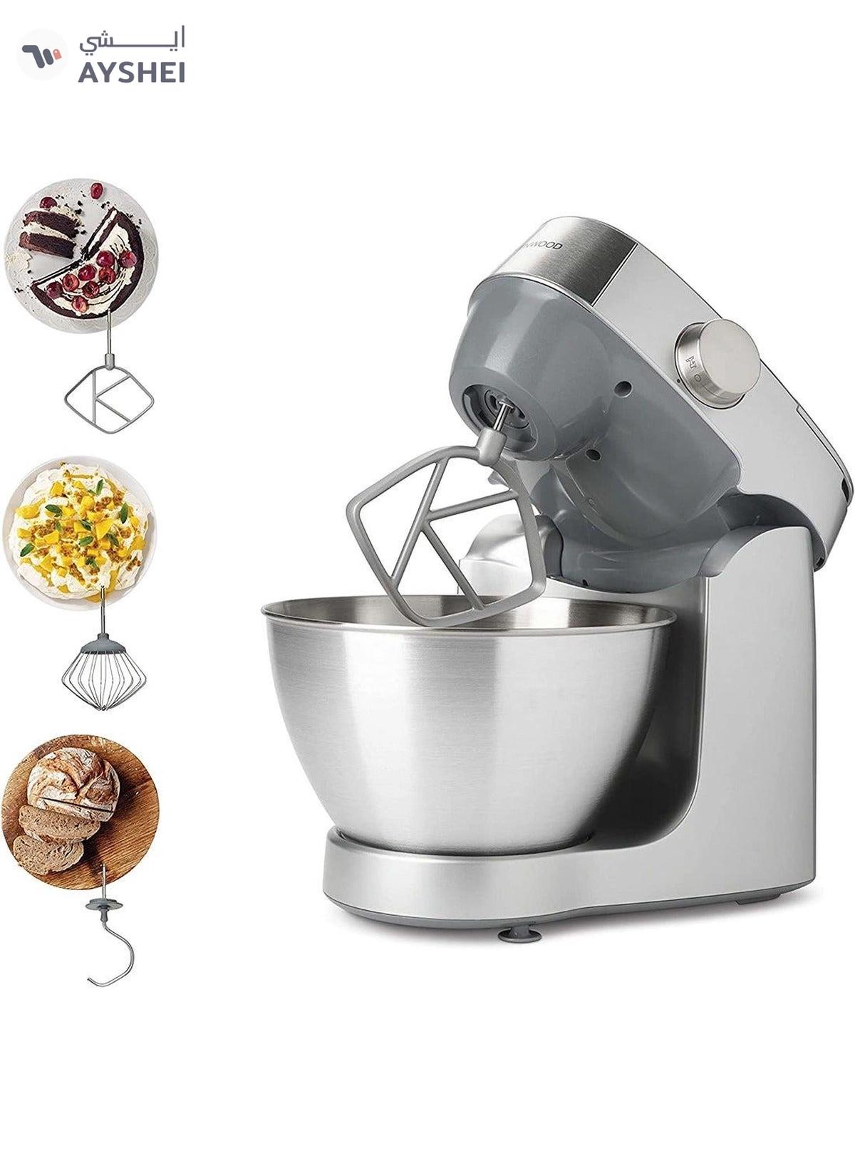 KENWOOD Food Processor, Bowl, 1.5L Blender, 11 Attachments, 3 Stainless Steel Disks, Blender, Grinder, Juicer Extractor, Whisk, Dough Maker, Citrus Juicer 3 L 1000 W FDP65.750WH white-1-portrait