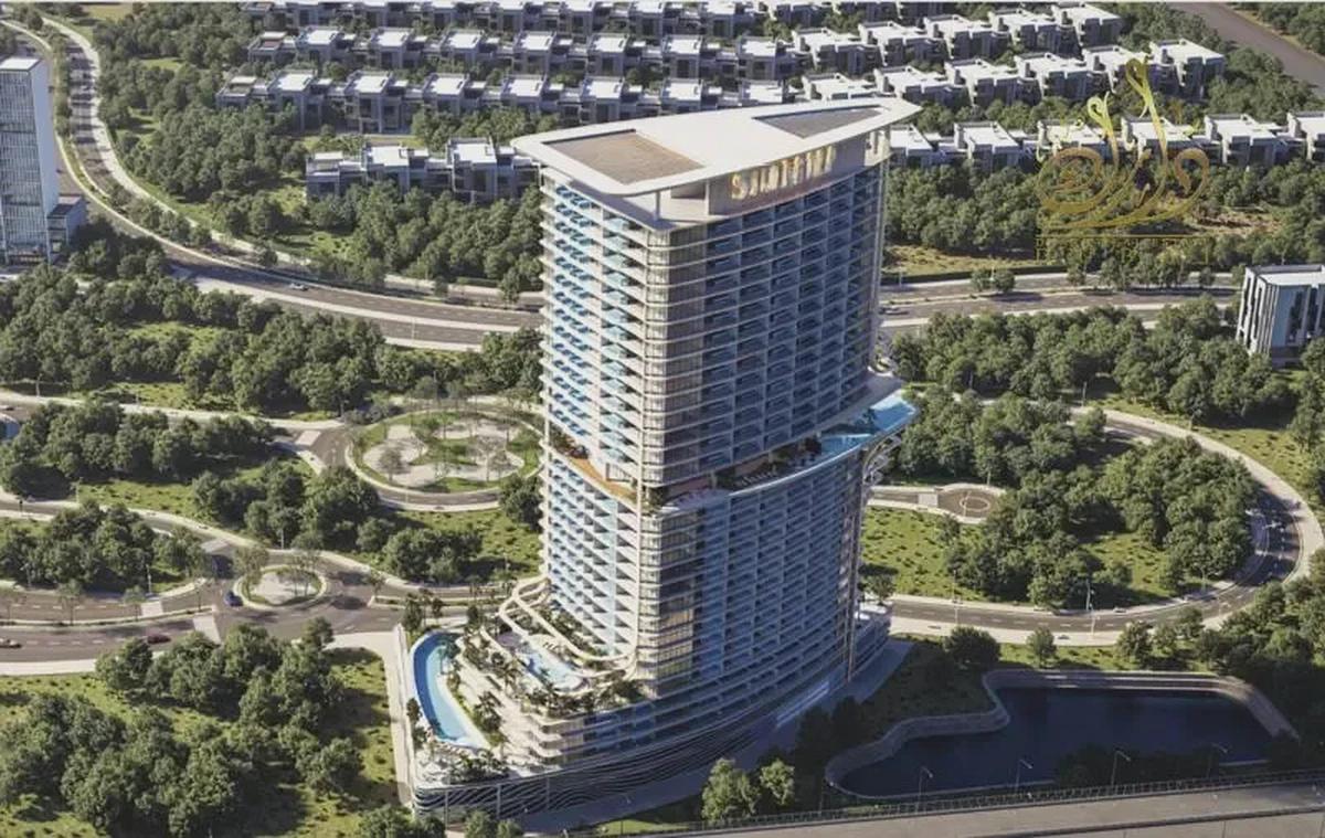 Furnished Studio | Samana Barari Heights | Balcony & Pool Access-5-5