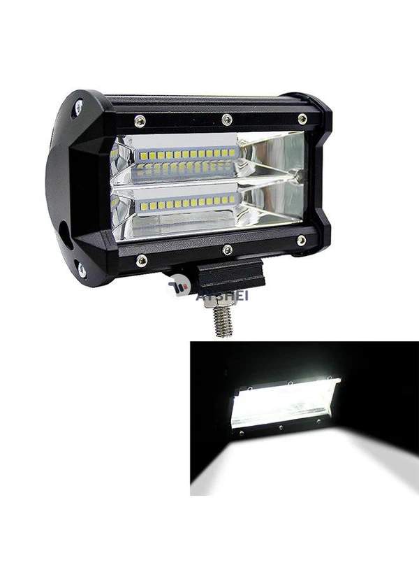 Generic 5 inch 18W 24 LED Waterproof IP67 Two Bar Modified Off-Road Lights