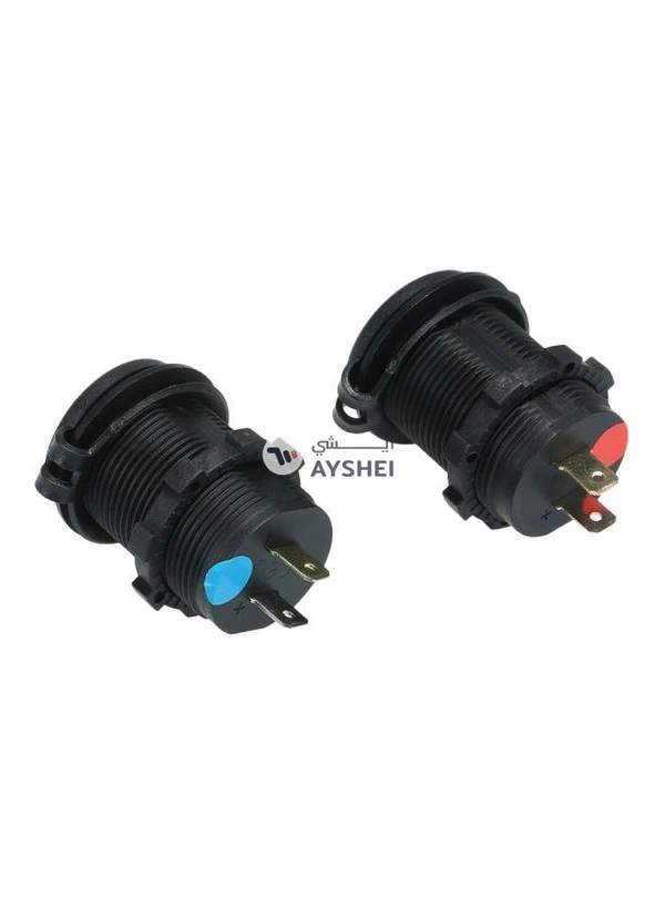 Generic Dual USB Car Charger Socket Black