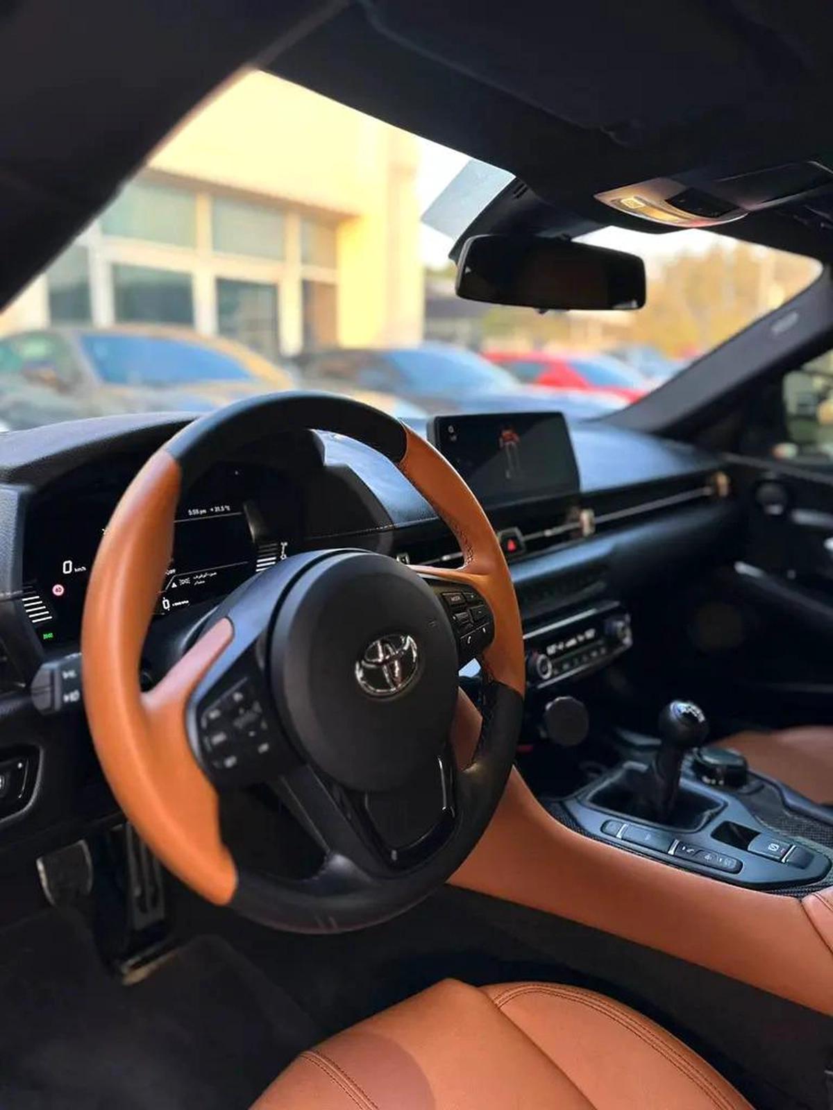 TOYOTA SUPRA GR GCC 2024Full Service history (Under Warranty) Original Paint Zero Accidents Manual-4-4