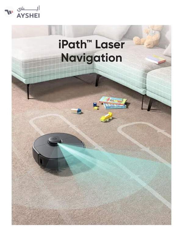 Eufy X9 Pro Robot Vacuum Cleaner With MopMaster™ Adaptive Pressure Cleaning, 2 Rotating Mops, Carpet Detection With 12 mm Auto-Lifting Mops, Auto-Clean Station, 5500Pa Suction, AI Obstacle Avoidance 60 W T2320V11 Stalit
