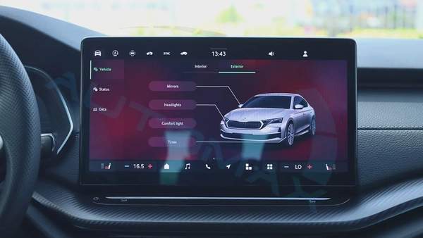 ( 5 Years Warranty + 5 Years Service ) 2025 Škoda Octavia Sportline 1.4T FWD GCC 0Km