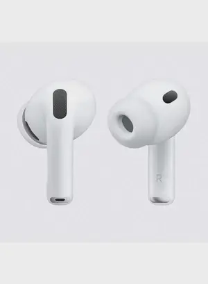 Apple AirPods Pro 3 Wireless Earbuds, Bluetooth Headphones, Active Noise Cancellation, Hearing Test, Hearing Aid,Hearing Protection features, Heart rate sensing during workouts, Live Translation, High-Fidelity Sound, H2 Chip, USB-C Charging - White