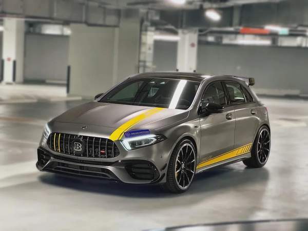 Mercedes A45 S+ 2020, GCC specification, Low Mileage, Special original color, Warranty and Service.