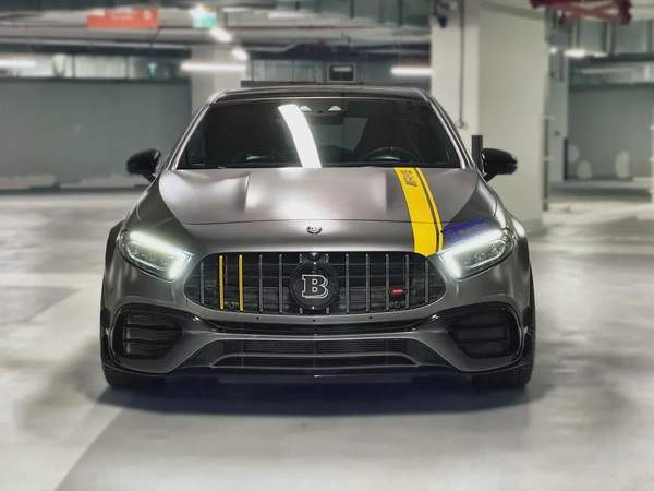 Mercedes A45 S+ 2020, GCC specification, Low Mileage, Special original color, Warranty and Service.