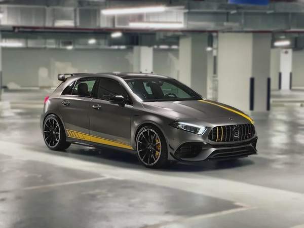 Mercedes A45 S+ 2020, GCC specification, Low Mileage, Special original color, Warranty and Service.