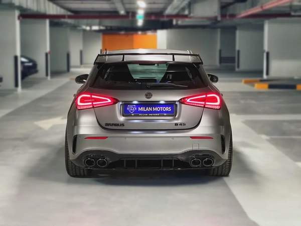Mercedes A45 S+ 2020, GCC specification, Low Mileage, Special original color, Warranty and Service.