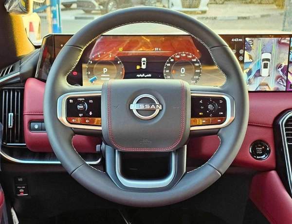 Nissan Patrol SE PLATINUM /3.8L V6 /LEATHER WITH PWR SEATS/PANORAMIC ROOF/360*CAMERA/F/OPTIONN