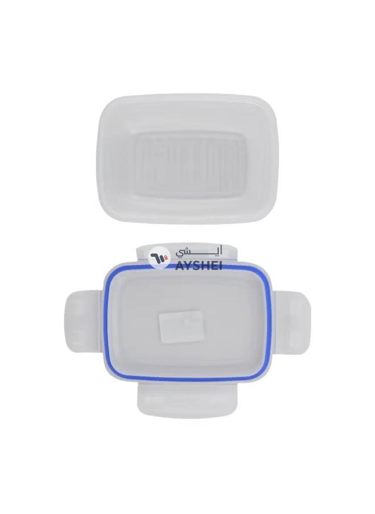 DELCASA Cook And Lock Square Storage Container 2400ml DC2569 Oven Electric And Microwave Freezer And Dishwasher Safe-2-2