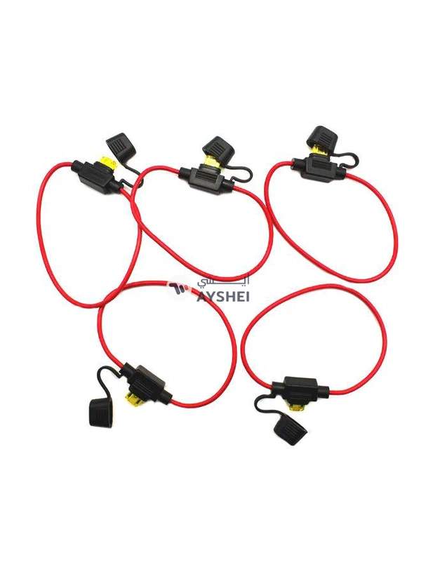 Generic 5-Piece Mini Blade Fuse Holder Set