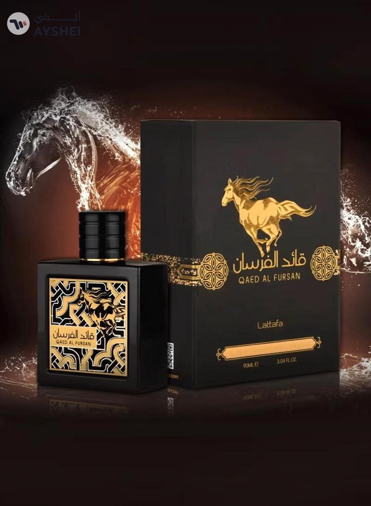 Lattafa Qaed Al Fursan Oud Perfume for Men 90ml | Long Lasting Perfume with Oriental, Amber-0-0