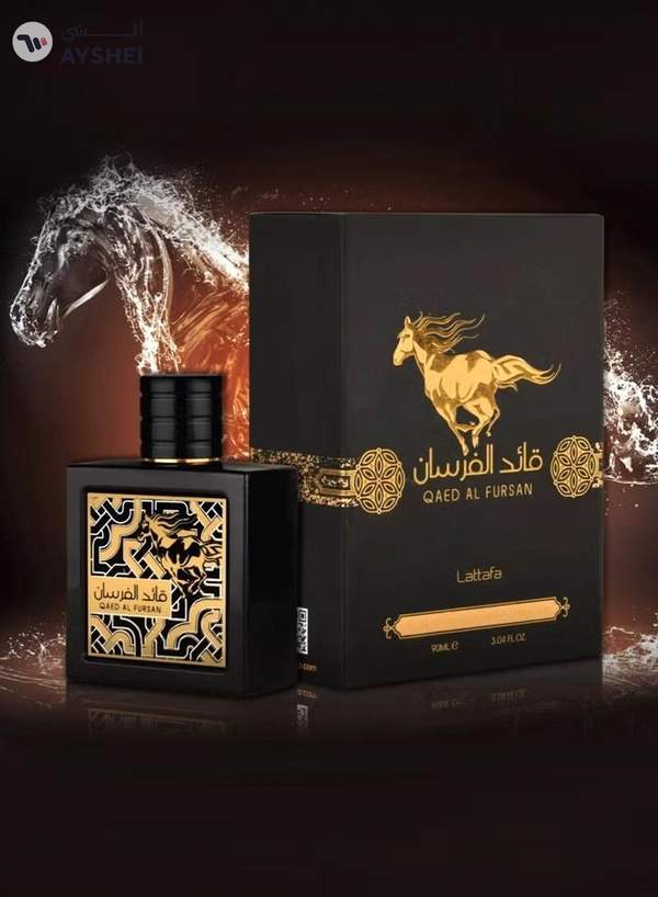 Lattafa Qaed Al Fursan Oud Perfume for Men 90ml | Long Lasting Perfume with Oriental, Amber