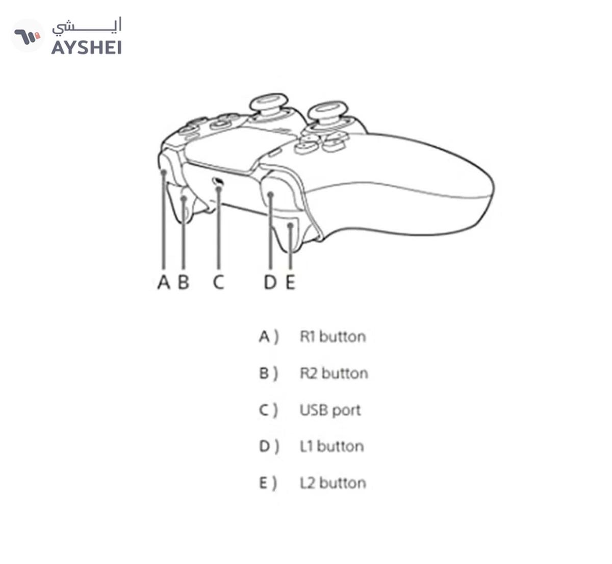 Sony DualSense Wireless Controller For PlayStation 5 - White-8-8