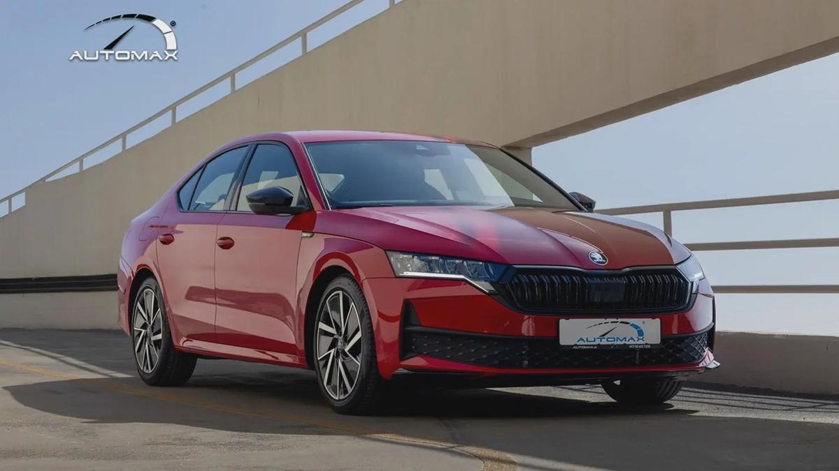 ( 5 Years Warranty + 5 Years Service ) 2025 Škoda Octavia Sportline 1.4T FWD GCC 0Km-0-0