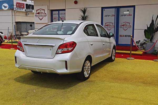 MITSUBISHI ATTRAGE 2022 EMI STARTS 580 AVAILABLE ON ZERO DOWNPAYMENT BANK FINANCE AND CASH