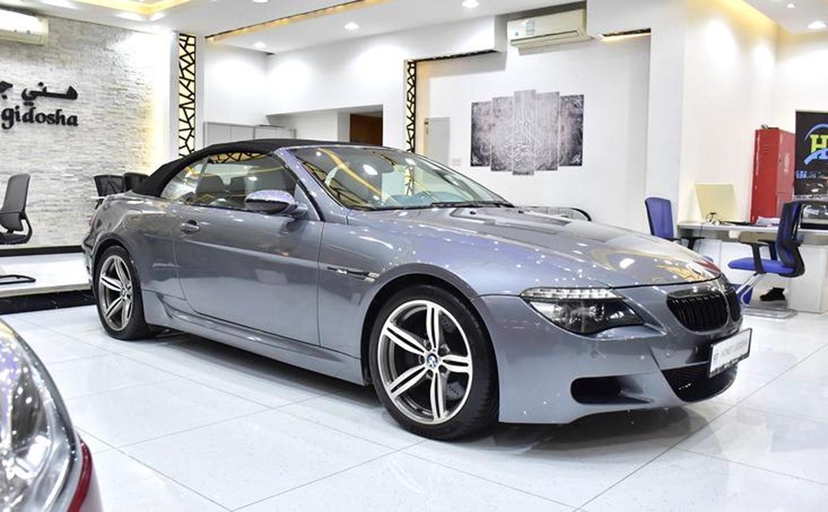 BMW M6 Convertible ( 2008 Model ) in Gray Color American Specs-2-2