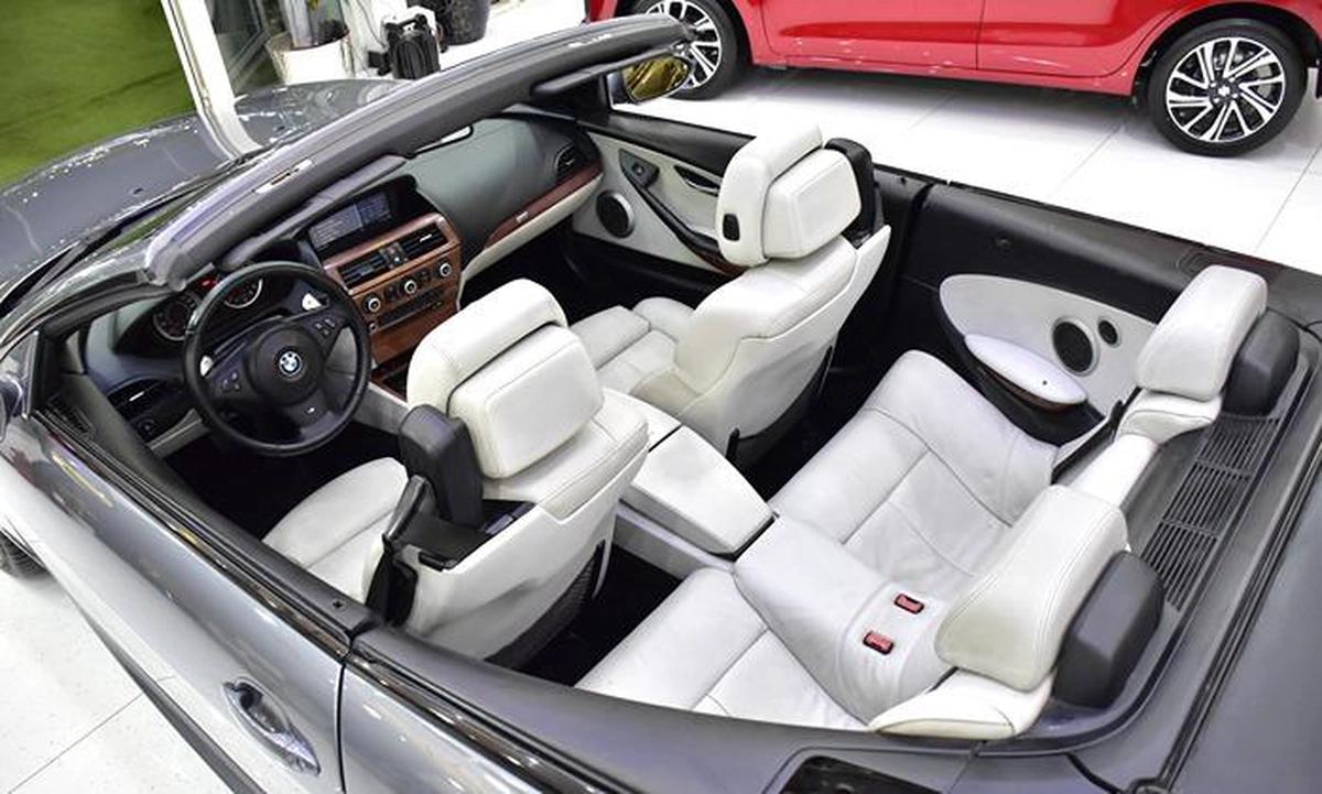 BMW M6 Convertible ( 2008 Model ) in Gray Color American Specs-1-1