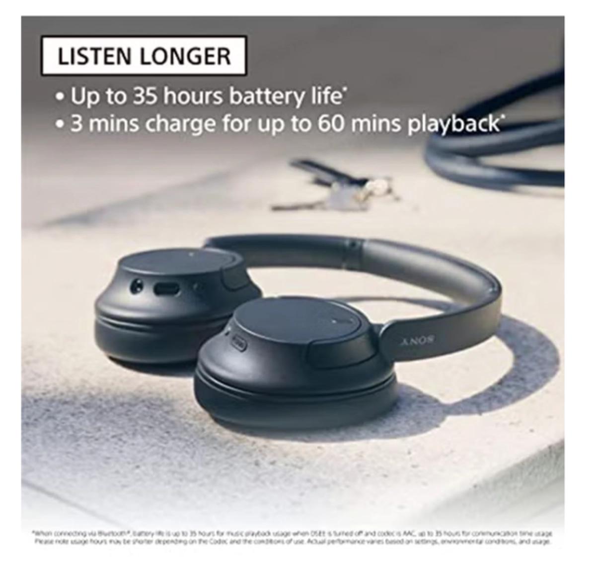 Sony WH-CH720 Noise Cancelling Wireless Headphones Bluetooth Over The Ear With Mic-6-6