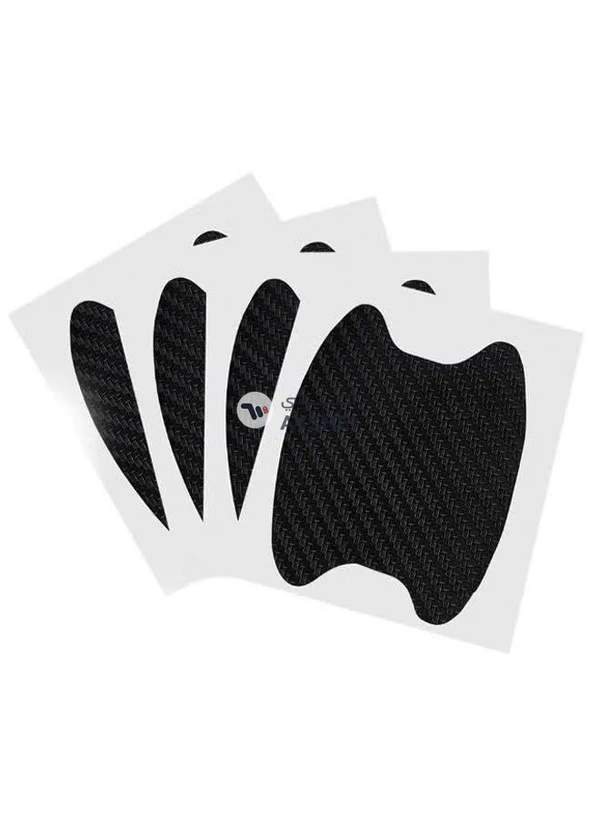 Generic 4-Piece 3D Car Door Handle Sticker Set