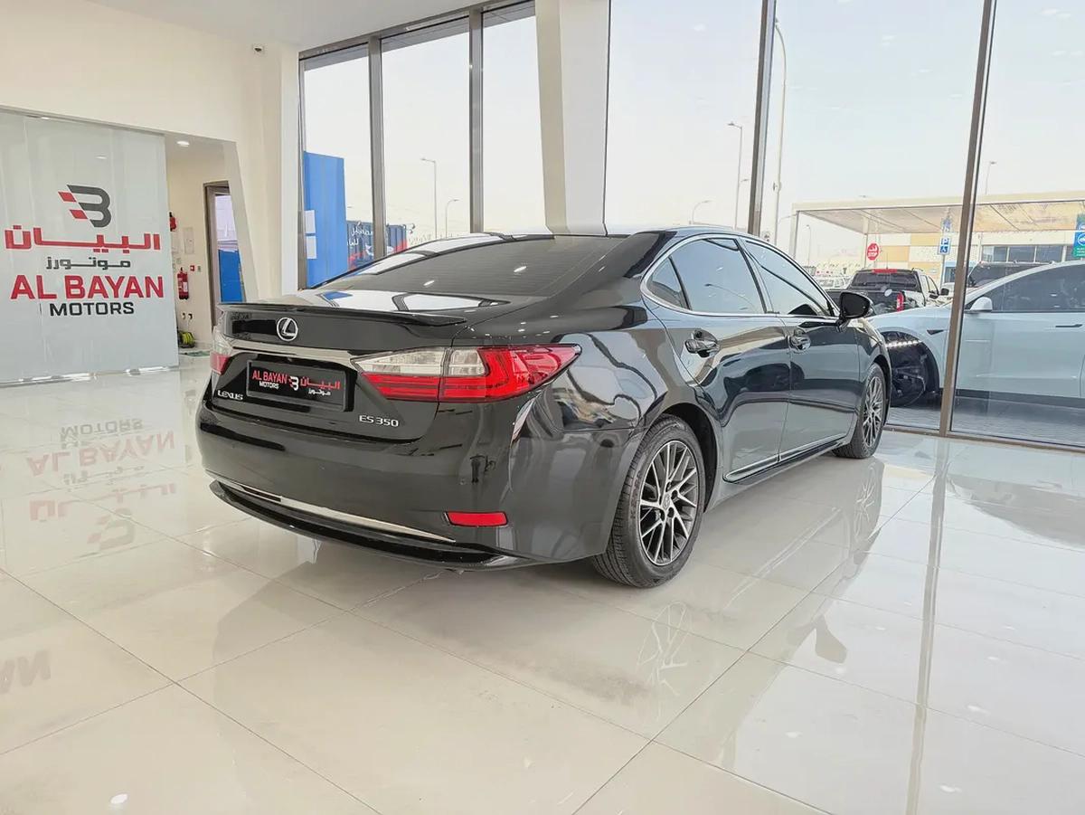 لكزس ES350 فل اوبشن دبه كهربا اسود / بيج خليجي 2017 Lexus ES 350 - GCC Specs-2-2