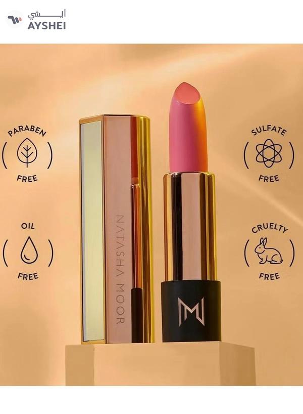 NATASHA MOOR Silk Suede Lipstick: Long-Lasting