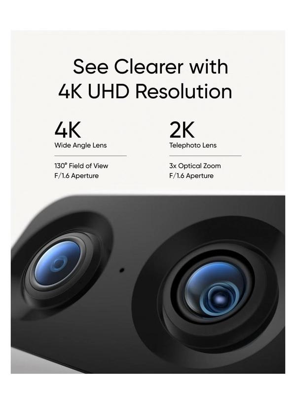 eufy Security Indoor Cam S350, Dual Cameras, 4K UHD Resolution Security Camera