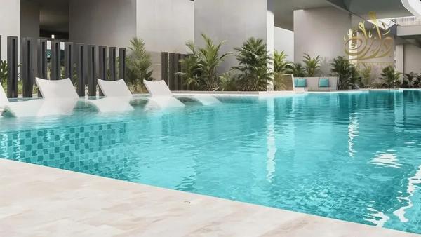 Furnished Studio | Reef 998 Dubai Land | Pool & Park Views