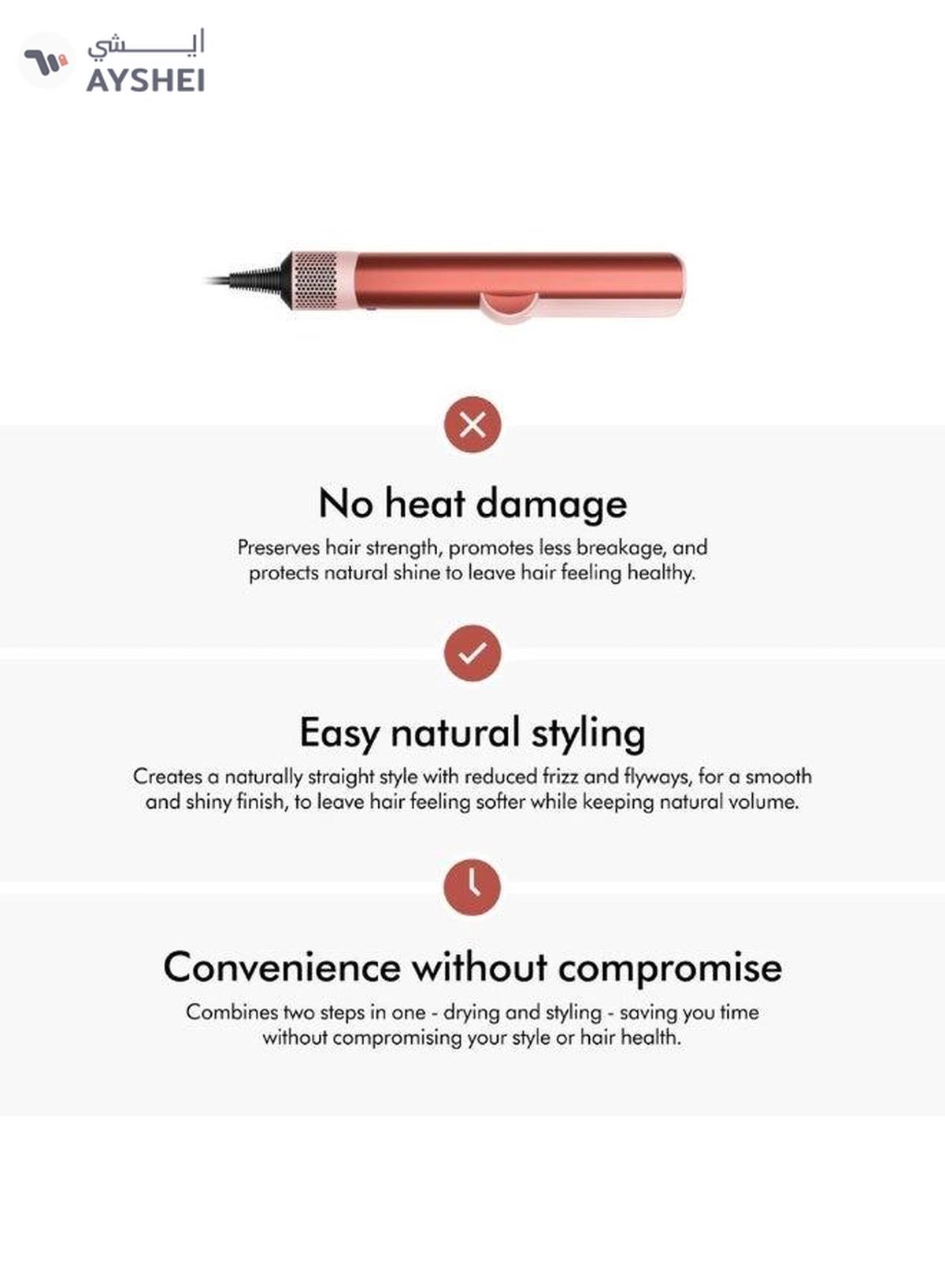 dyson Airstraitstraightener Strawberry Bronze/Blush Pink-4-4