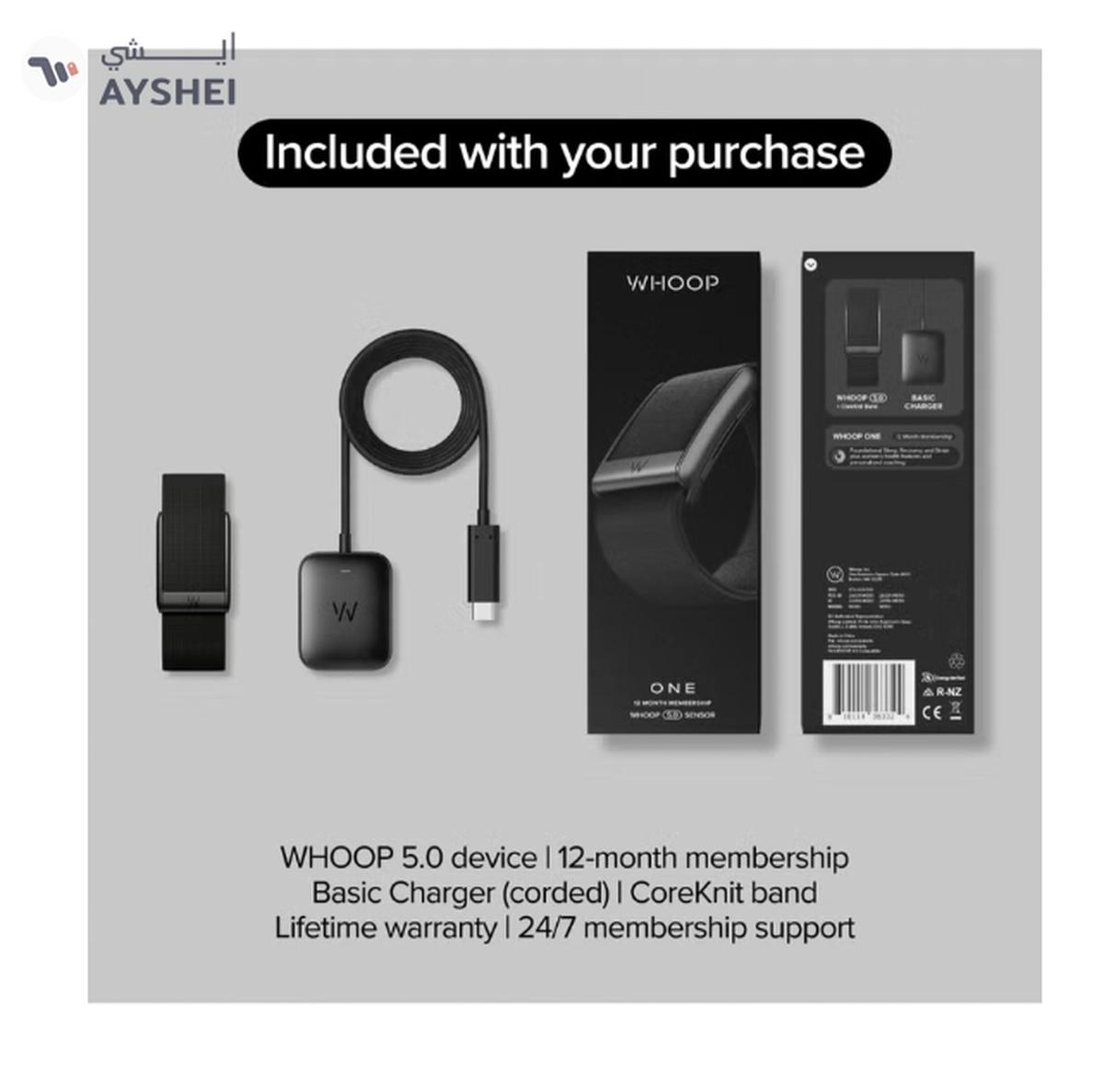 Whoop One – 12-Month Membership – 5.0 Health and Fitness Wearable-0-landscape