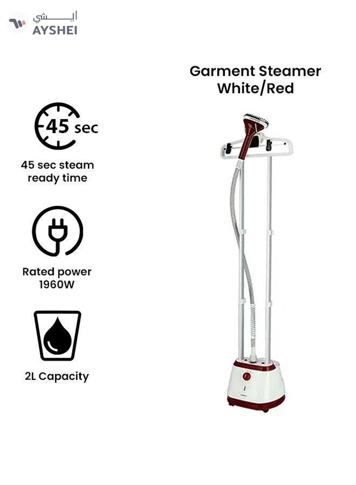 Olsenmark Electric Garment Steamer 2.0 L 1960.0 W OMGS1761 White/Red-5-5