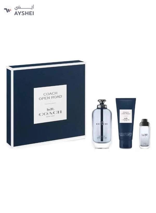 COACH Open Road For Men Set Edt 100Ml + Edt 15Ml + All-Over Shower Gel 100Ml