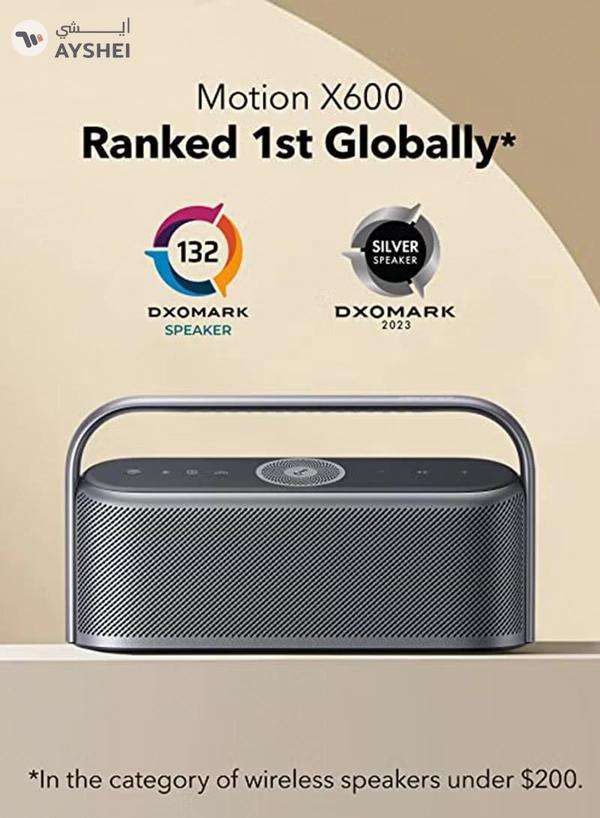 Soundcore Motion X600 Portable Bluetooth Speaker With Wireless Hi-Res Spatial Audio