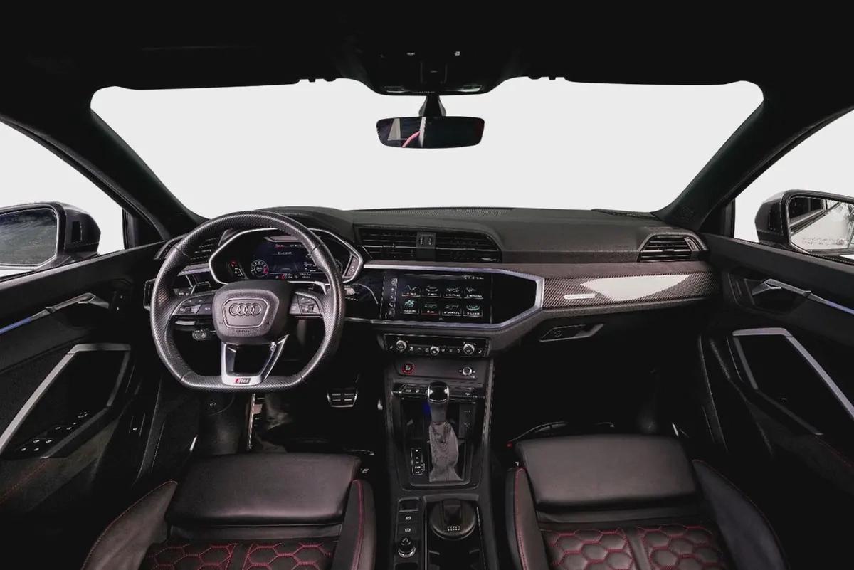 Audi RSQ3 Sportback-Premium Leather Interior-Red Interior Inserts-Honeycomb Stitching-9-9