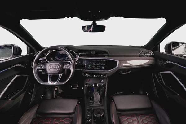Audi RSQ3 Sportback-Premium Leather Interior-Red Interior Inserts-Honeycomb Stitching