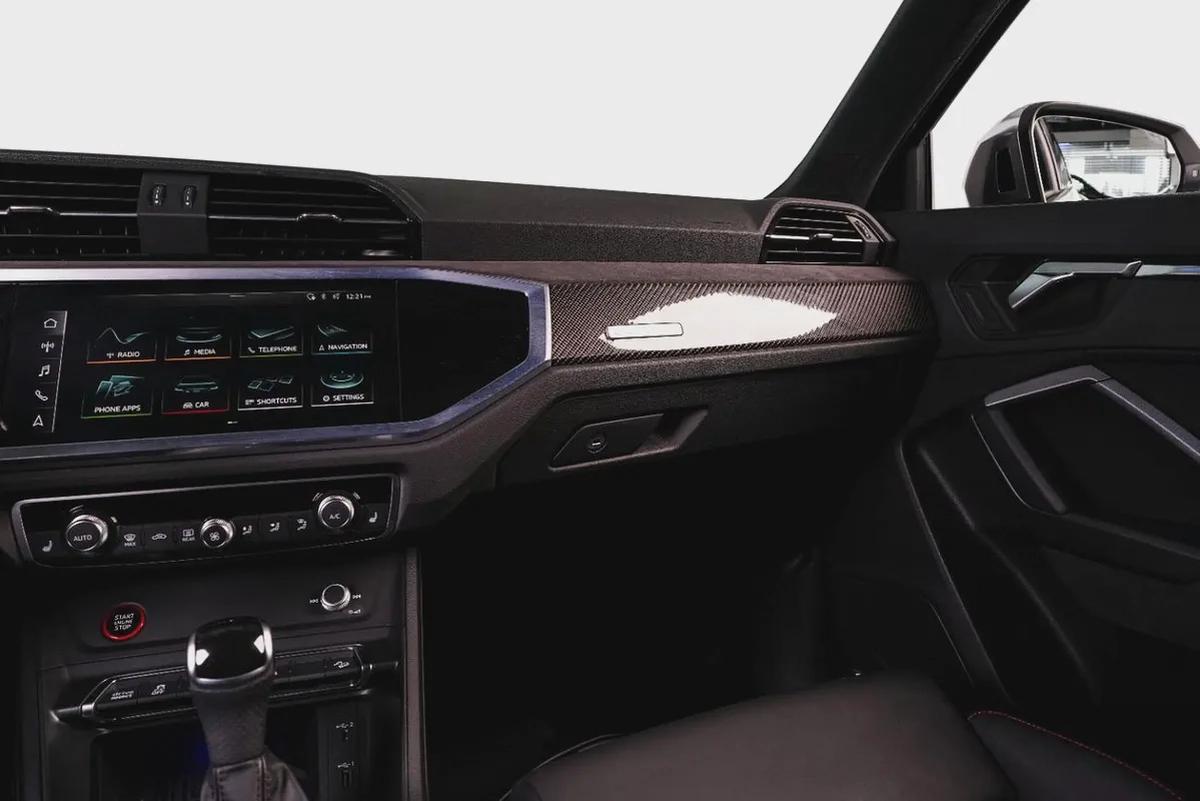 Audi RSQ3 Sportback-Premium Leather Interior-Red Interior Inserts-Honeycomb Stitching-11-11